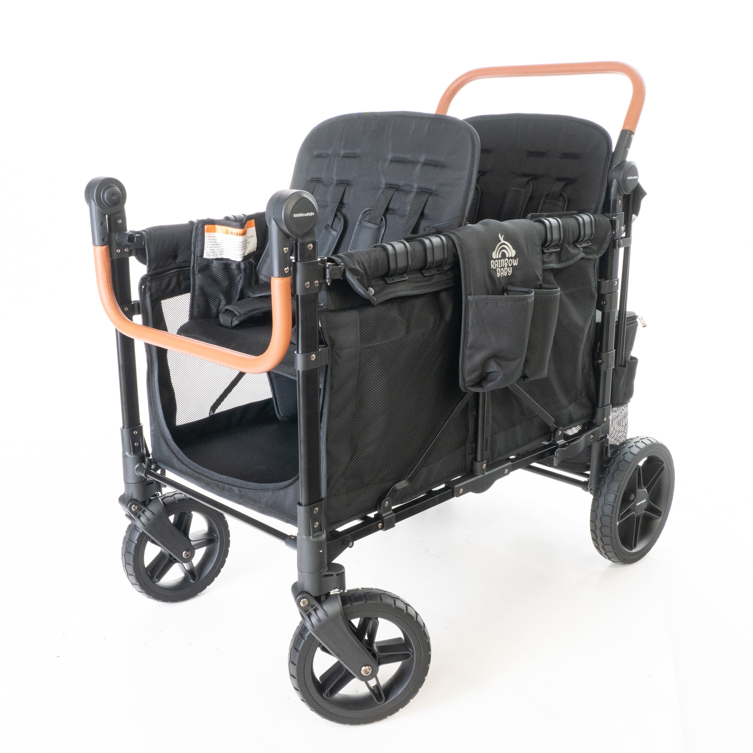 go go babyz wagon stroller Rainbow Baby Amaze 4 Seater Stroller Wagon (Onyx Black)
