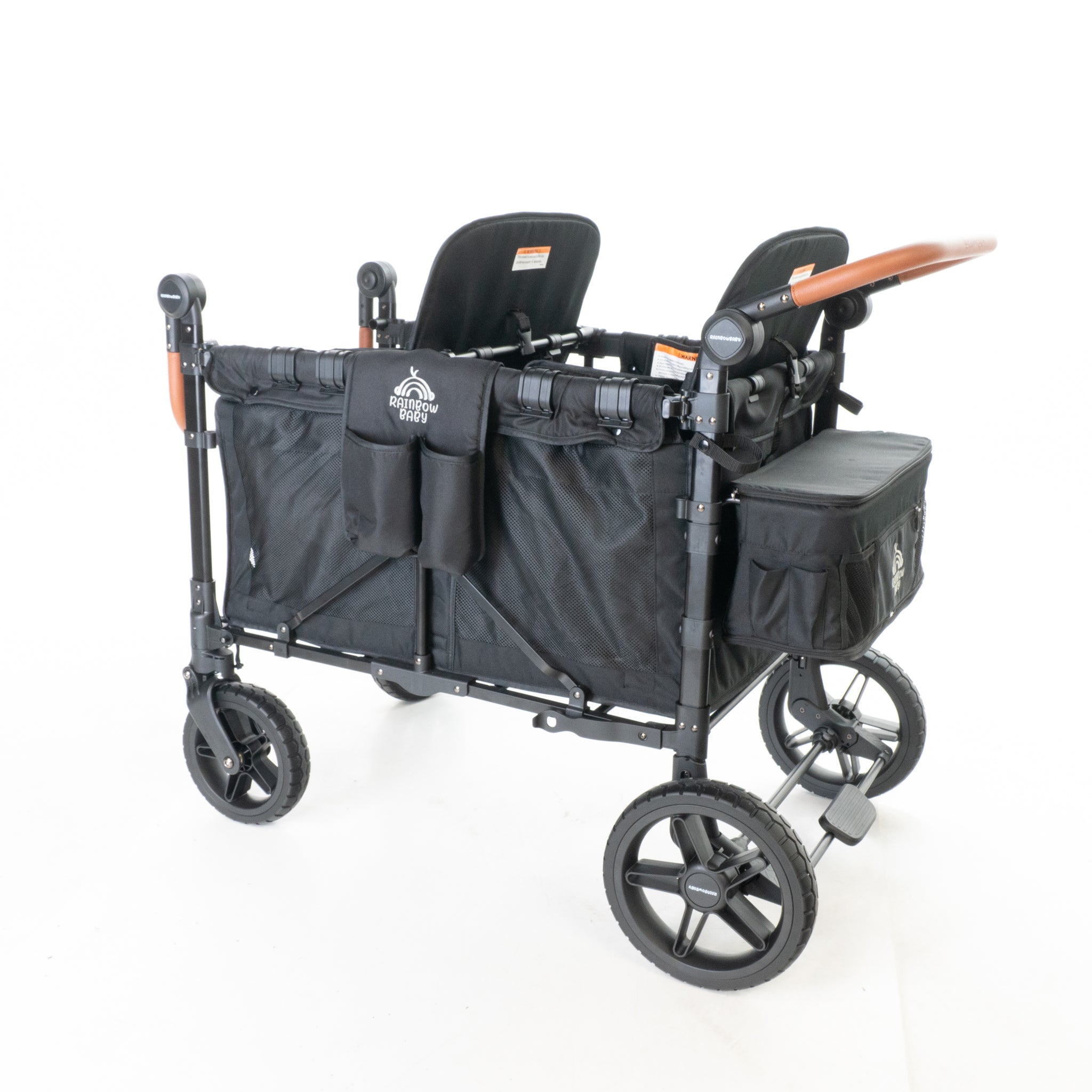 MAYOZONES(マヨゾネス) 4way リグバッグ マルチカムブラック Rainbow Baby Amaze 4 Seater Stroller Wagon (Onyx Black)